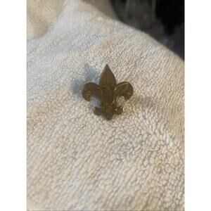 Vintage BSA Boy Scouts Fleur De Lis Eagle Gold Tone Pin Pat 1911